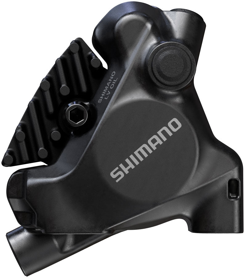 Shimano BR-MT805 XC Disc Brake Caliper - Rear, Flat Mount, 2-Piston, Includes K04S Metal Pads MPN: IBRMT805RDRX UPC: 192790313177 Disc Brake Calipers MT805 XC Disc Brake Caliper