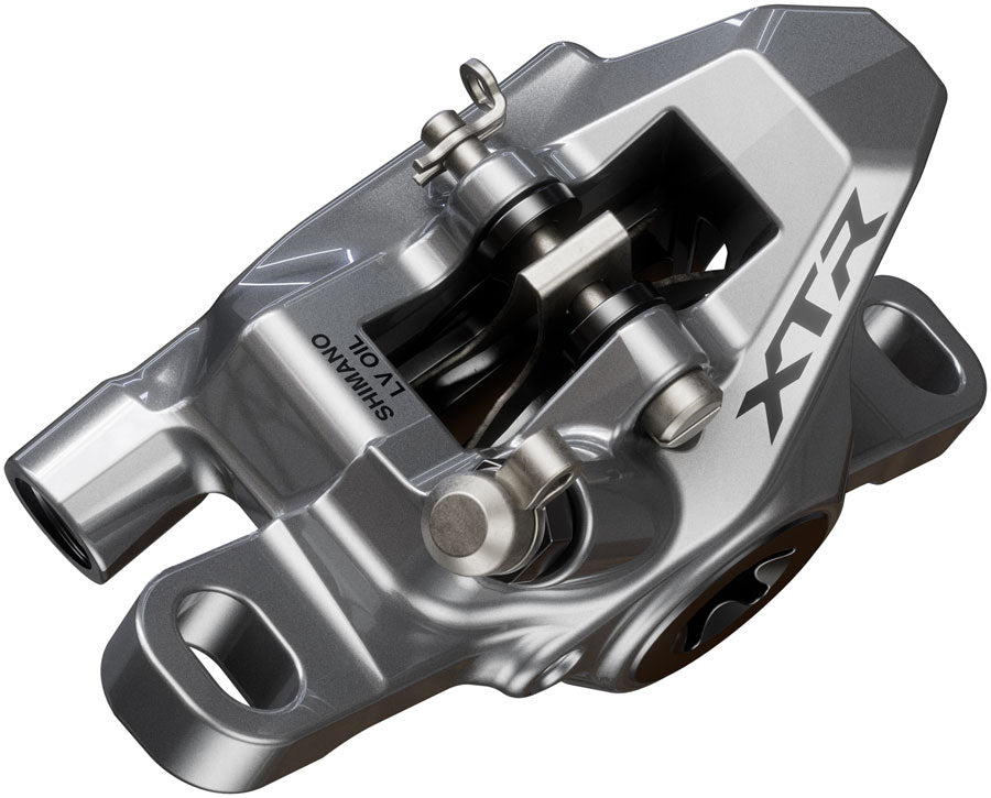 Shimano XTR BR-M9200 XC Disc Brake Caliper - Front or Rear, Post Mount, 2-Piston, Includes K04TI Metal Pads - Disc Brake Calipers - XTR BR-M9200 XC Disc Brake Caliper