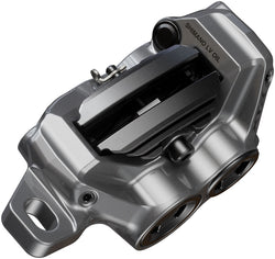 Shimano XTR BR-M9220 Enduro Disc Brake Caliper - Front or Rear, Post Mount, 4-Piston, Includes P04C-MF Finned Metal Pads - Disc Brake Calipers - XTR BR-M9220 Enduro Disc Brake Caliper