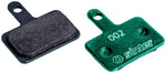 Sinter Green s2032 Compound Organic Disc Brake Pads - Shimano B Type, Sinter Type 002, One Pair - Disc Brake Pad - Green s2032 Compound Organic Disc Brake Pads