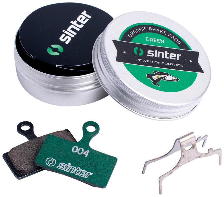 Sinter Green s2032 Compound Organic Disc Brake Pads - Shimano G Type, Sinter Type 004, One Pair MPN: 73-004-063-7 Disc Brake Pad Green s2032 Compound Organic Disc Brake Pads