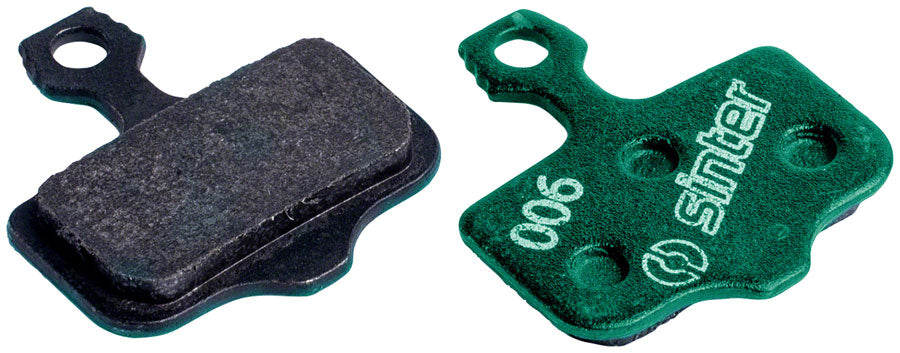 Sinter Green s2032 Compound Organic Disc Brake Pads - Avid/SRAM, Sinter Type 006, One Pair - Disc Brake Pad - Green s2032 Compound Organic Disc Brake Pads