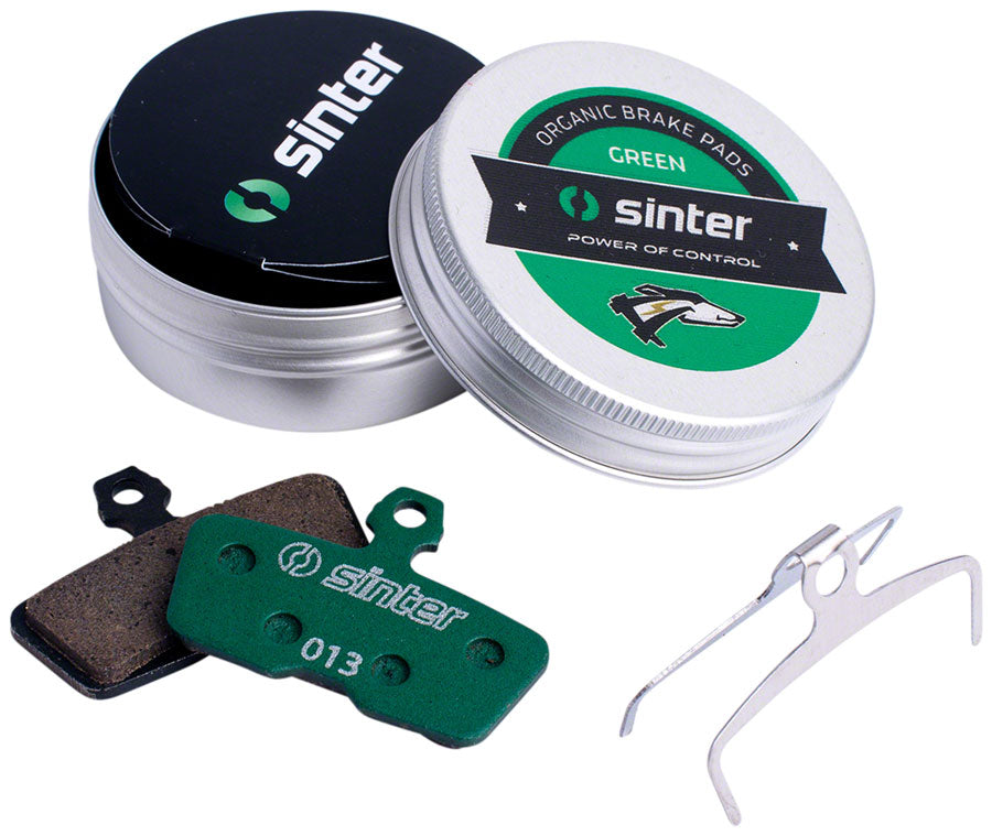 Sinter Green s2032 Compound Organic Disc Brake Pads - Avid/SRAM, Sinter Type 013, One Pair MPN: 73-013-063-7 Disc Brake Pad Green s2032 Compound Organic Disc Brake Pads