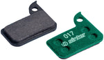 Sinter Green s2032 Compound Organic Disc Brake Pads - SRAM, Sinter Type 017, One Pair - Disc Brake Pad - Green s2032 Compound Organic Disc Brake Pads
