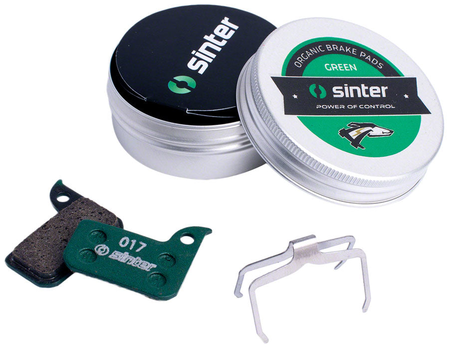 Sinter Green s2032 Compound Organic Disc Brake Pads - SRAM, Sinter Type 017, One Pair MPN: 73-017-063-7 Disc Brake Pad Green s2032 Compound Organic Disc Brake Pads