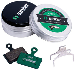 Sinter Green s2032 Compound Organic Disc Brake Pads - Shimano Type K, Sinter Type 018, One Pair MPN: 73-018-063-7 Disc Brake Pad Green s2032 Compound Organic Disc Brake Pads