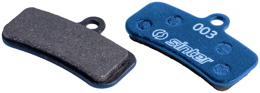 Sinter Blue s530 Compound Organic Disc Brake Pads - Shimano D Type, Sinter Type 003, One Pair - Disc Brake Pad - Blue s530 Compound Organic Disc Brake Pads