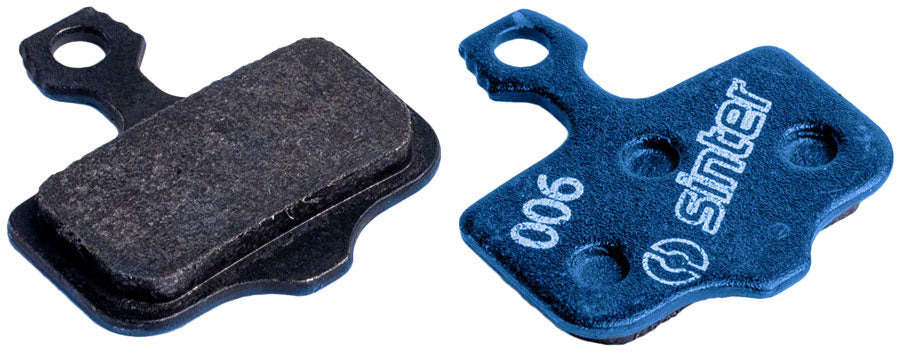 Sinter Blue s530 Compound Organic Disc Brake Pads - Avid/SRAM, Sinter Type 006, One Pair - Disc Brake Pad - Blue s530 Compound Organic Disc Brake Pads