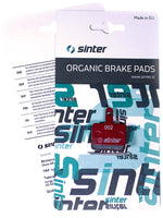 Sinter Red s514 Compound Organic Disc Brake Pads - Shimano B Type, Sinter Type 002, One Pair - Disc Brake Pad - Red s514 Compound Organic Disc Brake Pads