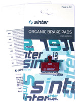 Sinter Red s514 Compound Organic Disc Brake Pads - Shimano G Type, Sinter Type 004, One Pair - Disc Brake Pad - Red s514 Compound Organic Disc Brake Pads