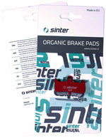 Sinter Red s514 Compound Organic Disc Brake Pads - Hayes, Sinter Type 023, One Pair - Disc Brake Pad - Red s514 Compound Organic Disc Brake Pads