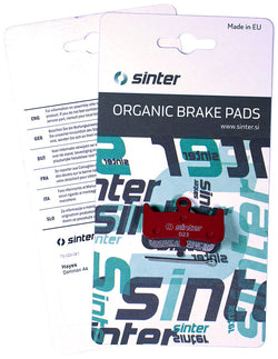 Sinter Red s514 Compound Organic Disc Brake Pads - Hayes, Sinter Type 023, One Pair - Disc Brake Pad - Red s514 Compound Organic Disc Brake Pads
