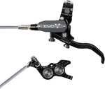 Hope EVO GR4 Disc Brake and Lever Set - Left Hand, Post Mount, 4-Piston, Braided Hydraulic Hose, Black/Smoke MPN: T4EG4NKBL Disc Brake & Lever EVO GR4 Gravity Disc Brake & Lever Set