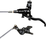 Hope EVO GR4 Disc Brake and Lever Set - Left Hand, Post Mount, 4-Piston, Braided Hydraulic Hose, Black MPN: T4EG4NNBL Disc Brake & Lever EVO GR4 Gravity Disc Brake & Lever Set