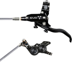Hope EVO GR4 Disc Brake and Lever Set - Left Hand, Post Mount, 4-Piston, Braided Hydraulic Hose, Black MPN: T4EG4NNBL Disc Brake & Lever EVO GR4 Gravity Disc Brake & Lever Set
