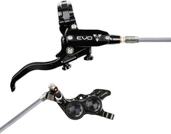 Hope EVO GR4 Disc Brake and Lever Set - Right Hand, Post Mount, 4-Piston, Braided Hydraulic Hose, Black MPN: T4EG4NNBR Disc Brake & Lever EVO GR4 Gravity Disc Brake & Lever Set
