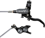 Hope EVO TR4 Disc Brake and Lever Set - Left Hand, Post Mount, 4-Piston, Braided Hydraulic Hose, Black/Smoke MPN: T4ET4NKBL Disc Brake & Lever EVO TR4 Trail Disc Brake & Lever Set