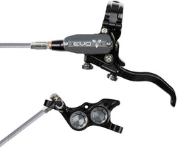 Hope EVO TR4 Disc Brake and Lever Set - Left Hand, Post Mount, 4-Piston, Braided Hydraulic Hose, Black/Smoke MPN: T4ET4NKBL Disc Brake & Lever EVO TR4 Trail Disc Brake & Lever Set