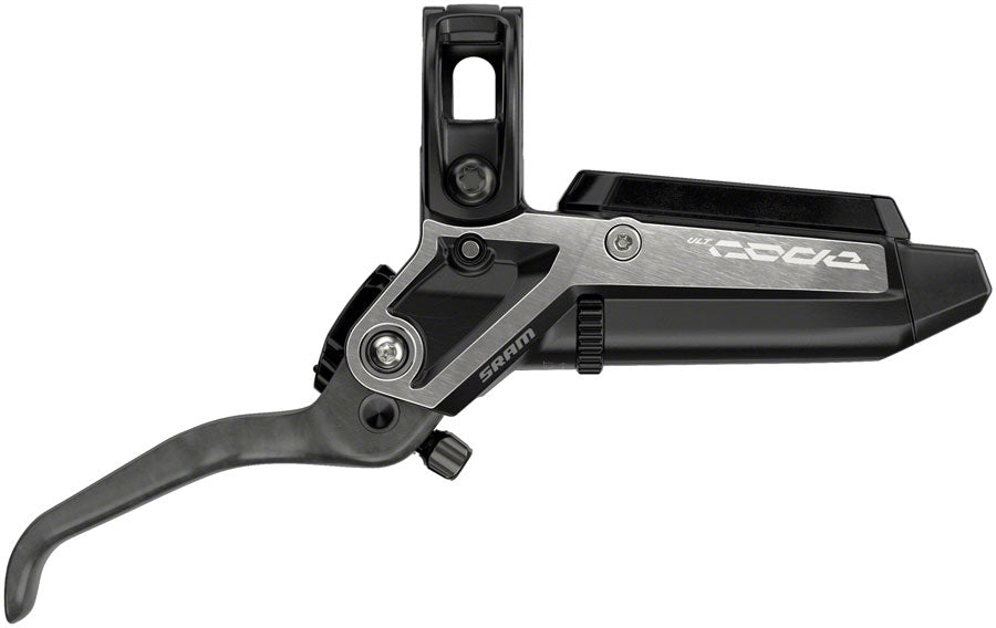 SRAM Code Ultimate Stealth Disc Brake and Lever Rear Post Mount 4 Piston Carbon Lever Titanium Hardware