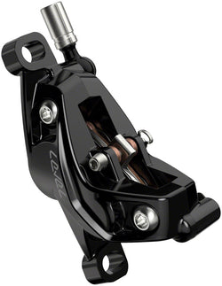 SRAM Level Silver Stealth Disc Brake and Lever - Front, Post Mount, 4-Piston, Aluminum Lever, SS Hardware, Black, C1 - Disc Brake & Lever - Level Silver Stealth 4-Piston Disc Brake and Lever