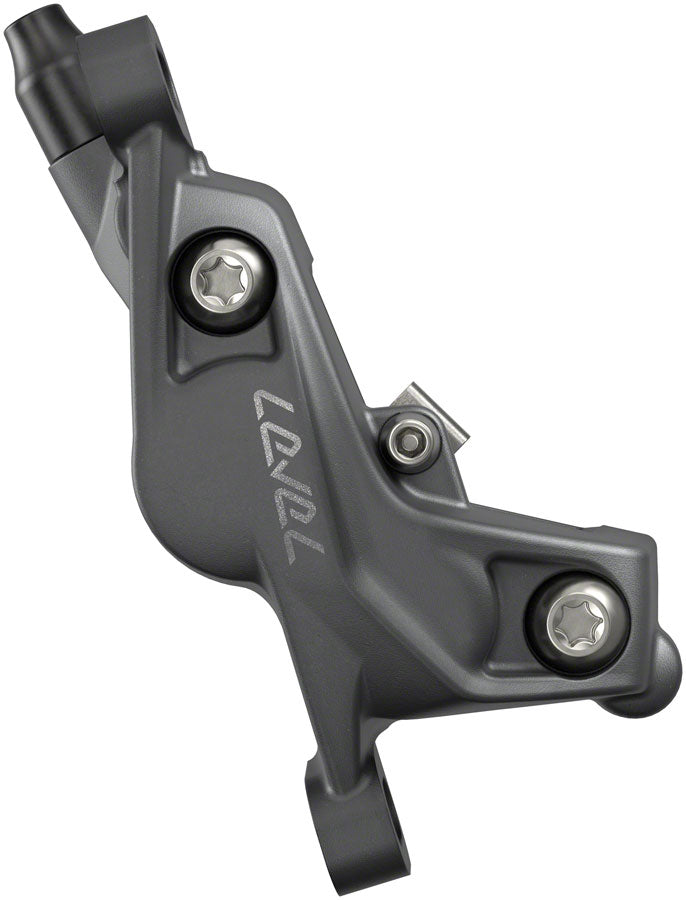 SRAM Level Bronze Stealth Disc Brake and Lever - Rear, Post Mount, 4-Piston, Aluminum Lever, SS Hardware, Dark Polar, C1 - Disc Brake & Lever - Level Bronze Stealth 4-Piston Disc Brake and Lever