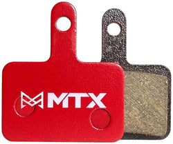 MTX Red Label RACE Disc Brake Pads - Ceramic/Kevlar Compound, Shimano Deore, 2-Piston, Single Set MPN: RL111 UPC: 850044117222 Disc Brake Pad Red Label RACE Disc Brake Pads