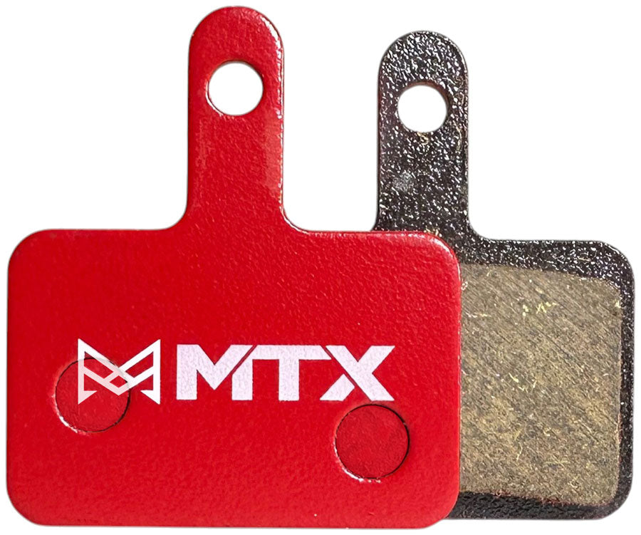MTX Red Label RACE Disc Brake Pads - Ceramic/Kevlar Compound, Shimano Deore, 2-Piston, Single Set