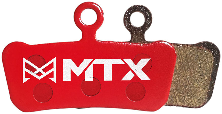 MTX Red Label RACE Disc Brake Pads - Ceramic/Kevlar Compound, SRAM G2 / Guide / Level 4P / Trail, 4-Piston, Single Set MPN: RL175 UPC: 850044117345 Disc Brake Pad Red Label RACE Disc Brake Pads