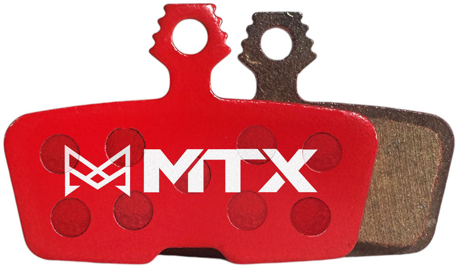 MTX Red Label RACE Disc Brake Pads - Ceramic/Kevlar Compound, SRAM Code / Motive / DB, 4-Piston, Single Set