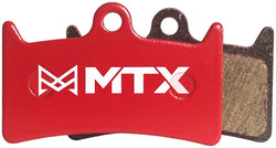 MTX Red Label RACE Disc Brake Pads - Ceramic/Kevlar Compound, Hope Tech 3 and Tech 4 V4, 4-Piston, Single Set MPN: RL230 UPC: 850044117437 Disc Brake Pad Red Label RACE Disc Brake Pads