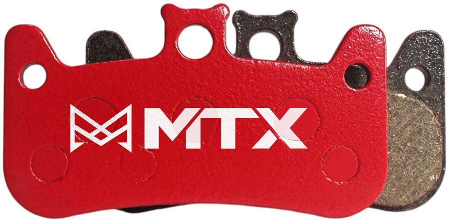 MTX Red Label RACE Disc Brake Pads - Ceramic/Kevlar Compound, Formula Cura 4, 4-Piston, Single Set