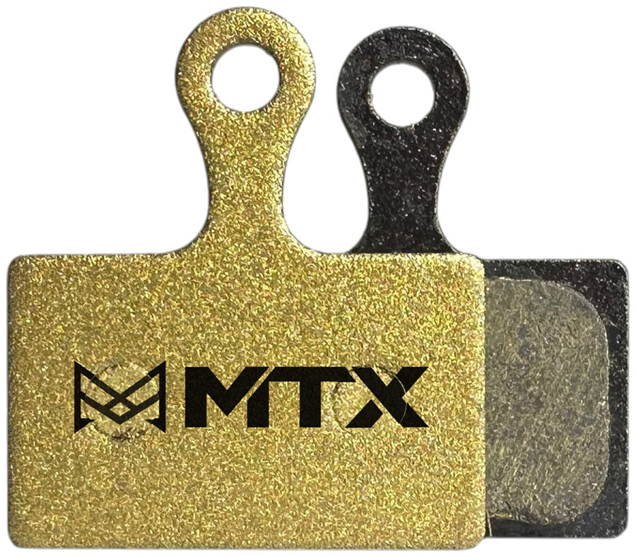 MTX Gold Label HD Disc Brake Pads - Ceramic/Kevlar Compound, Shimano Road XTR 9100 / GRX / Dura-Ace Road, 2-Piston, MPN: GL141 UPC: 850044117062 Disc Brake Pad Gold Label HD Disc Brake Pads