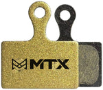 MTX Gold Label HD Disc Brake Pads - Ceramic/Kevlar Compound, Shimano Road XTR 9100 / GRX / Dura-Ace Road, 2-Piston, MPN: GL141 UPC: 850044117062 Disc Brake Pad Gold Label HD Disc Brake Pads