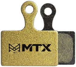 MTX Gold Label HD Disc Brake Pads - Ceramic/Kevlar Compound, Shimano Road XTR 9100 / GRX / Dura-Ace Road, 2-Piston, MPN: GL141 UPC: 850044117062 Disc Brake Pad Gold Label HD Disc Brake Pads