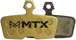 MTX Gold Label HD Disc Brake Pads - Ceramic/Kevlar Compound, SRAM Code / Motive / DB, 4-Piston, Single Set MPN: GL185 UPC: 850044117123 Disc Brake Pad Gold Label HD Disc Brake Pads
