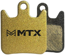 MTX Gold Label HD Disc Brake Pads - Ceramic/Kevlar Compound, Hope X2 Variants, 2-Piston, Single Set MPN: GL215 UPC: 850044117161 Disc Brake Pad Gold Label HD Disc Brake Pads