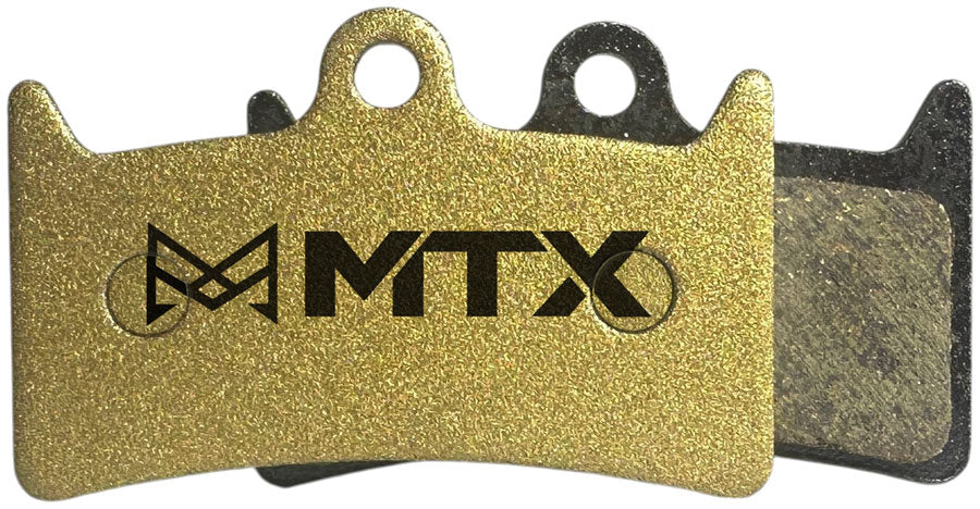 MTX Gold Label HD Disc Brake Pads - Ceramic/Kevlar Compound, Hope Tech 3 and Tech 4 V4, 4-Piston, Single Set MPN: GL230 UPC: 850044117192 Disc Brake Pad Gold Label HD Disc Brake Pads
