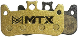 MTX Gold Label HD Disc Brake Pads - Ceramic/Kevlar Compound, Formula Cura 4, 4-Piston, Single Set MPN: GL255 UPC: 850044117208 Disc Brake Pad Gold Label HD Disc Brake Pads