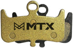 MTX Gold Label HD Disc Brake Pads - Ceramic/Kevlar Compound, Dominion A4 and T4, 4-Piston, Single Set MPN: GL260 UPC: 850044117215 Disc Brake Pad Gold Label HD Disc Brake Pads