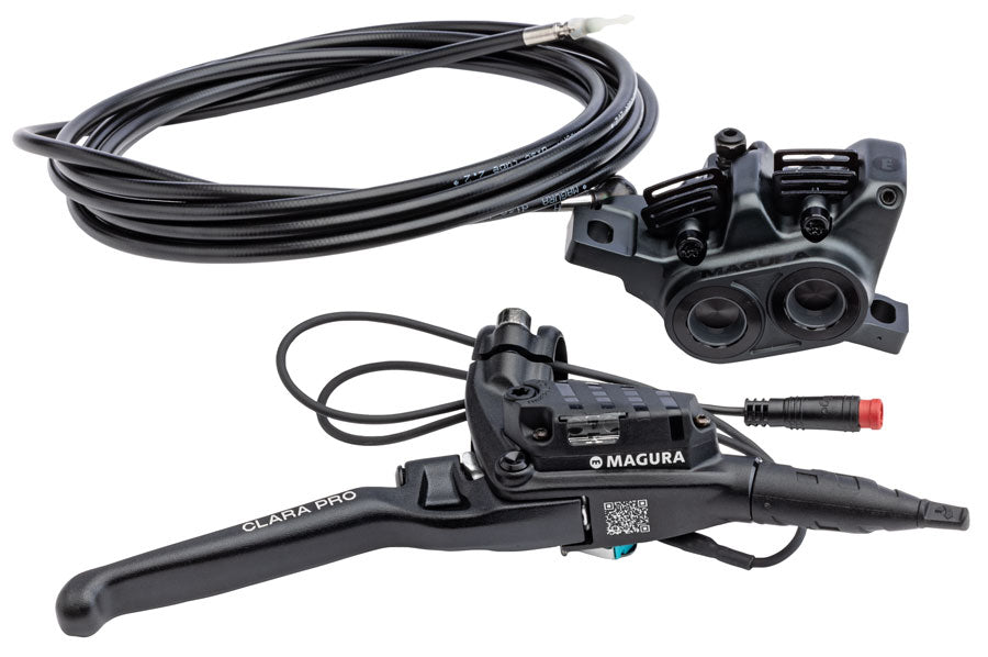 Magura Clara Pro Disc Brake and Lever - Right Side Lever, Post Mount, 4-Piston, Aluminum Lever Blade, W/Higo Closer, MPN: 2703309 Disc Brake & Lever Clara Pro Disc Brake and Lever