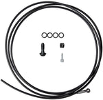 Magura Hydraulic Brake Hose - 2500mm, Banjo Line Fitting, Black MPN: 2703228 Disc Brake Hose Kit Brake Hose