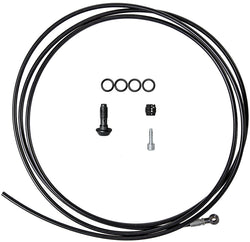 Magura Hydraulic Brake Hose - 2500mm, Banjo Line Fitting, Black MPN: 2703228 Disc Brake Hose Kit Brake Hose