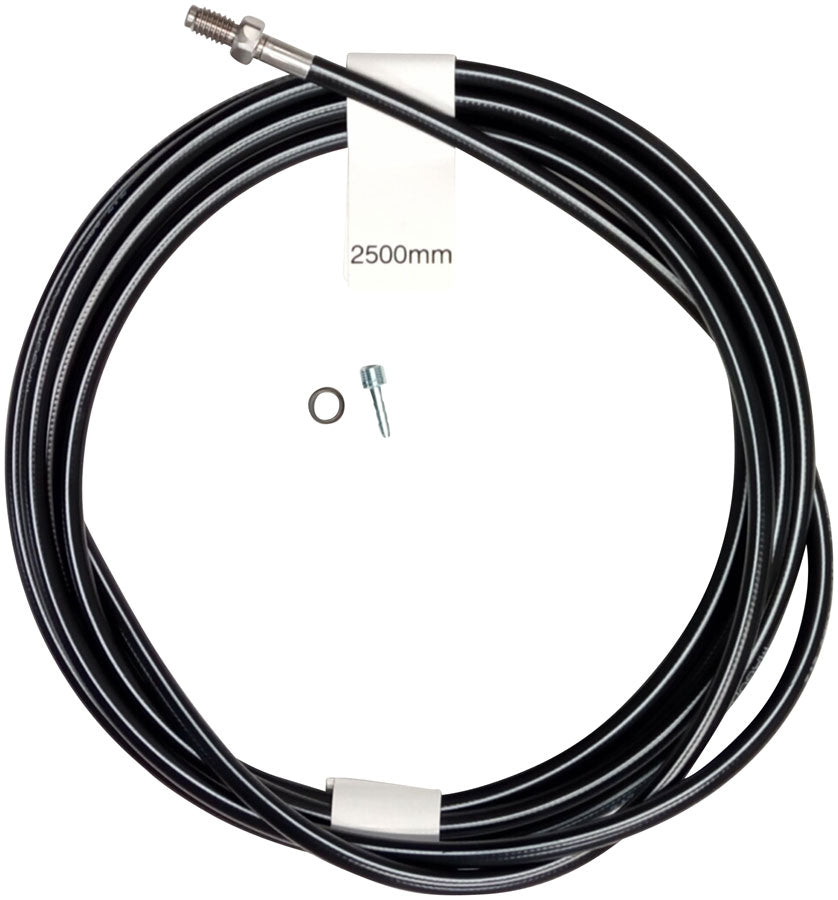 Magura Hydraulic Brake Hose - 2500mm, Straight Line Fitting, Black MPN: 2703229 Disc Brake Hose Kit Brake Hose