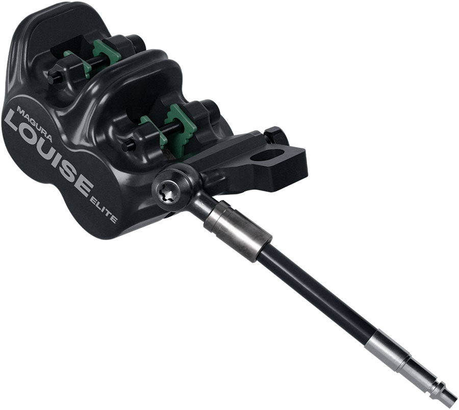 Magura Louise Elite Disc Brake Caliper - Front or Rear, 4-Piston, Post Mount, Black - Disc Brake Calipers - Louise Elite Disc Brake Caliper