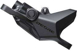 Shimano Deore BR-M6200 Disc Brake Caliper - Front or Rear, Post Mount, 2-Piston, Includes G04S-MX Metal Pads, Gray MPN: EBRM6200MPMX UPC: 192790999531 Disc Brake Calipers Deore BR-M6200 Disc Brake Caliper