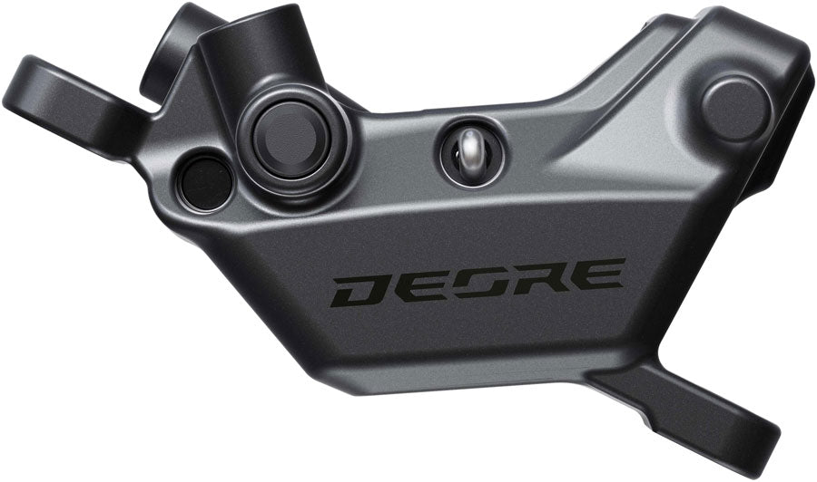 Shimano Deore BR-M6220 Disc Brake Caliper - Front or Rear, Post Mount, 4-Piston, Includes D02S-MX Metal Pads, Gray MPN: EBRM6220MPMX UPC: 192790999616 Disc Brake Calipers Deore BR-M6220 Disc Brake Caliper