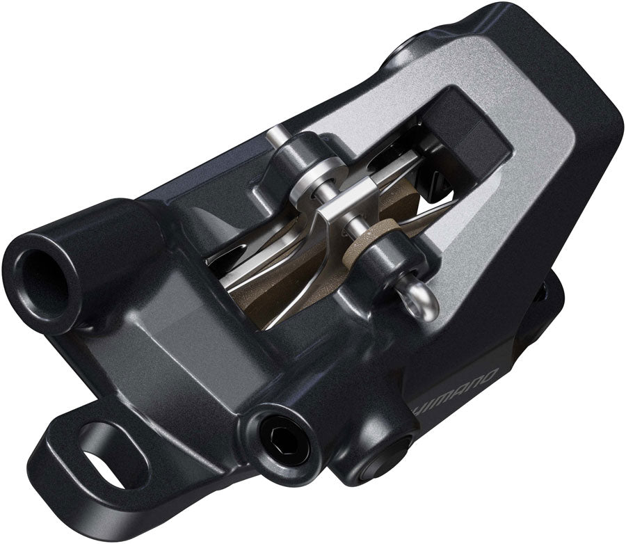 Shimano Deore BR-MT600 Disc Brake Caliper - Front or Rear, Post Mount, 2-Piston, Includes G05S-MX Resin Pads, Black - Disc Brake Calipers - Deore BR-MT600 Disc Brake Caliper