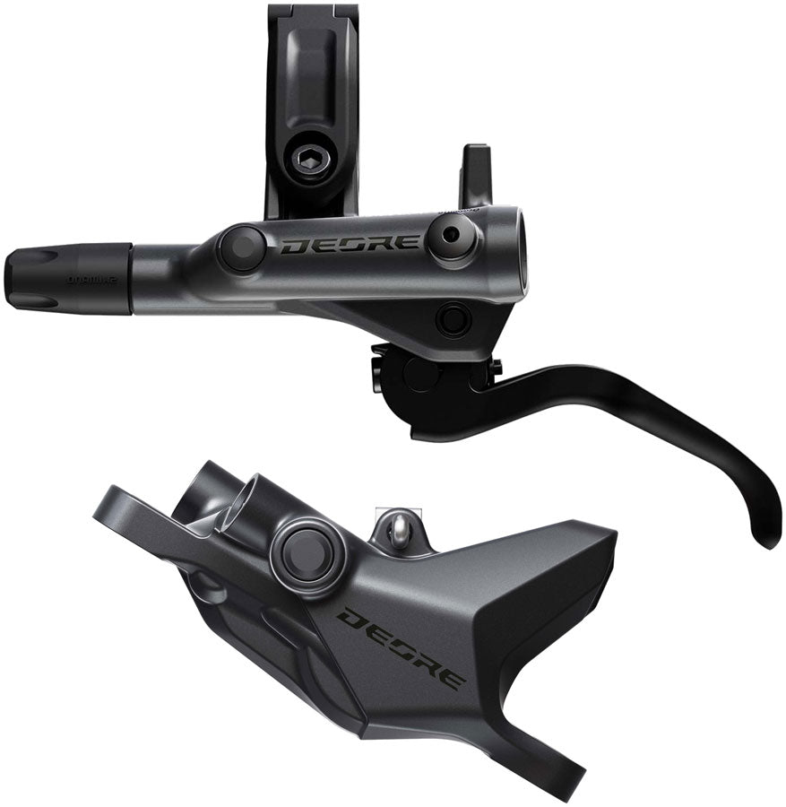 Shimano Deore M6200 Disc Brake and Lever - Left/Front, Post Mount, 2-Piston Caliper, SM-BH90-SS Hose, Metal Pads, MPN: EM62001JLFPMA100 UPC: 192790000329 Disc Brake & Lever Deore M6200 Disc Brake and Lever