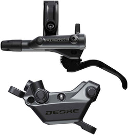Shimano Deore BR-M6220 Disc Brake and BL-M6200 Lever - Left/Front, Post Mount, 4-Piston Caliper, SM-BH90-SS Hose, Metal MPN: EM62201JLFPMA100 UPC: 192790000947 Disc Brake & Lever Deore BR-M6220 Disc Brake and BL-M6200 Lever