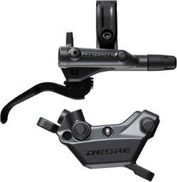 Shimano Deore BR-M6220 Disc Brake and BL-M6200 Lever - Right/Rear, Post Mount, 4-Piston Caliper, SM-BH90-SS Hose, Metal MPN: EM62201JRRXMA170 UPC: 192790000985 Disc Brake & Lever Deore BR-M6220 Disc Brake and BL-M6200 Lever